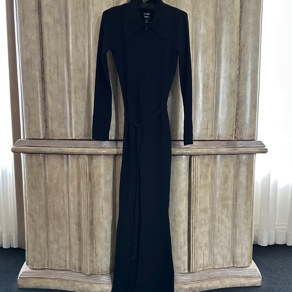Black Knit Jumpsuit
